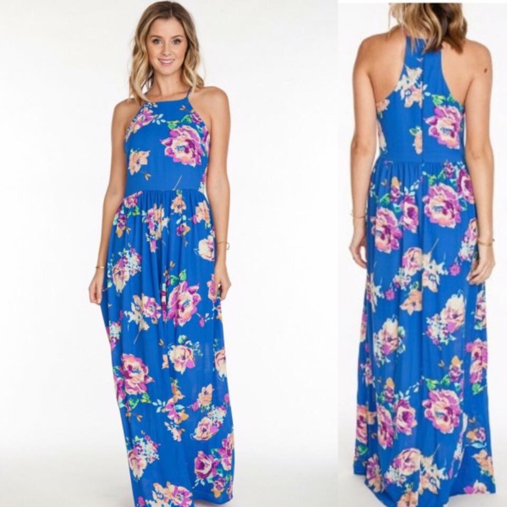 Floral maxi dress